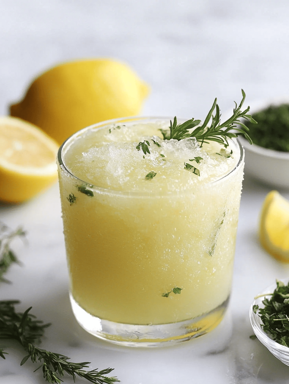 The Surprising Art of Crafting a Lemonade Slushie with a Gourmet Twist