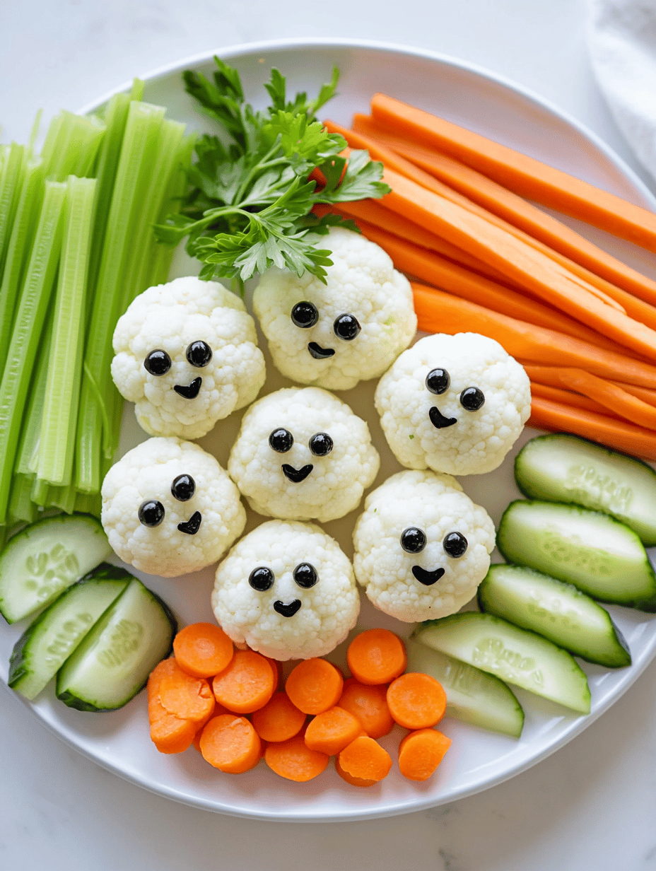 Spooktacular Secret: The Haunted Ghost Veggie Platter