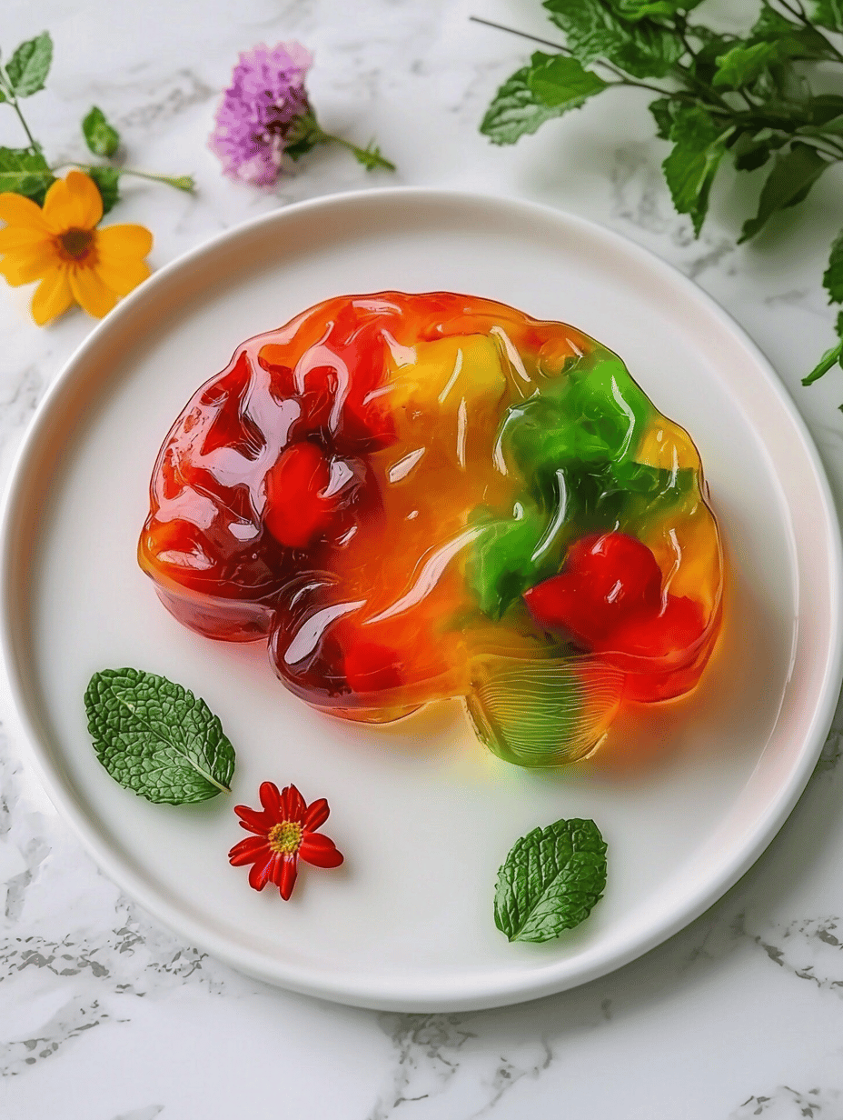 A Mind-Bending Halloween Brain Jello Mold That Turns Heads