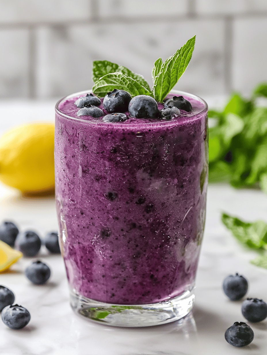 Chill Out with an Unexpected Blueberry Slushie Twist